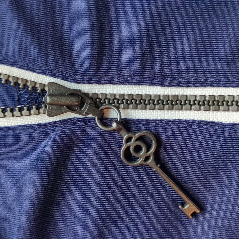 Belyn Key Birdie Long Sleeve Polo In Ink Size S - Picture 5 of 7